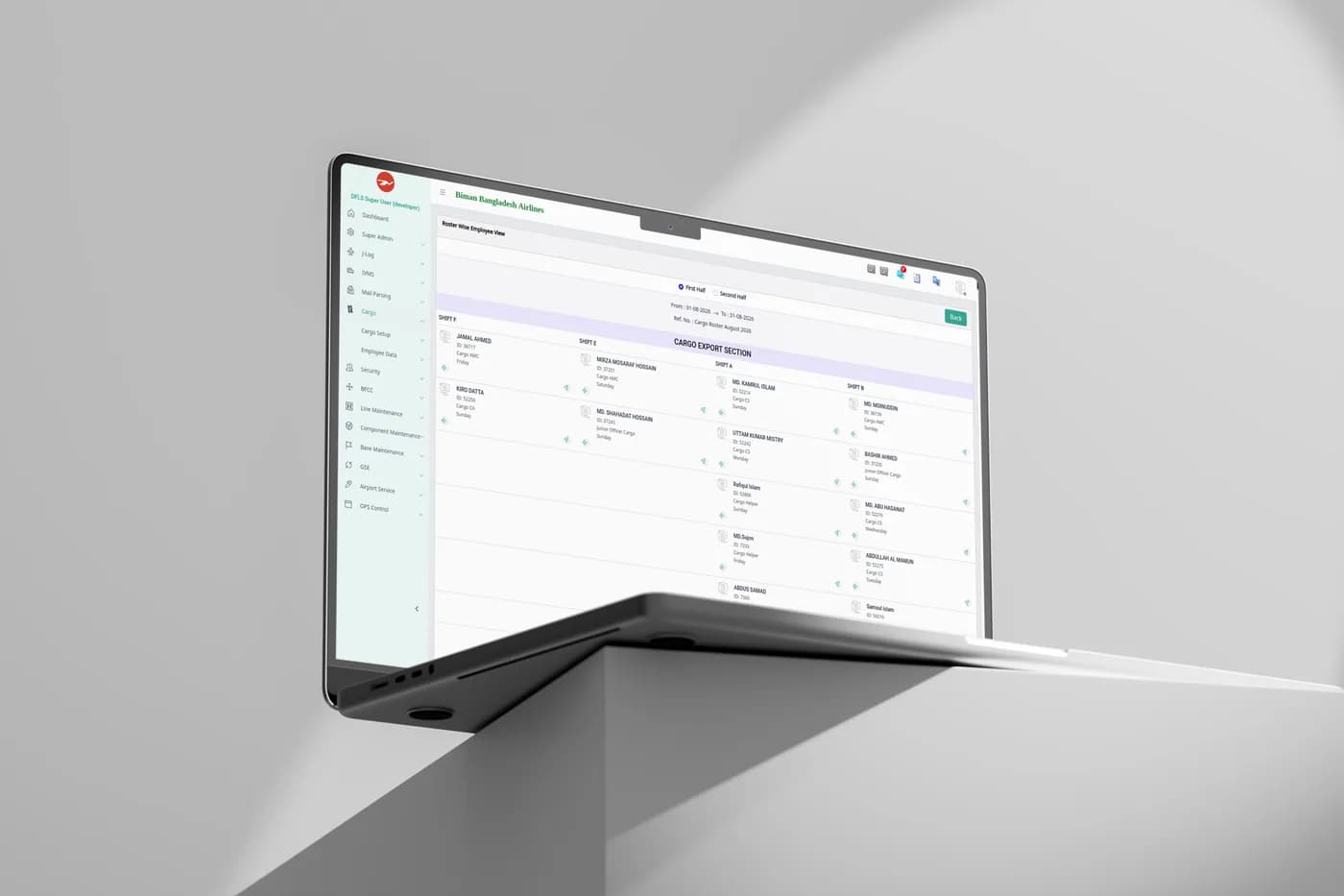 Automated shift planner and employee rostering system